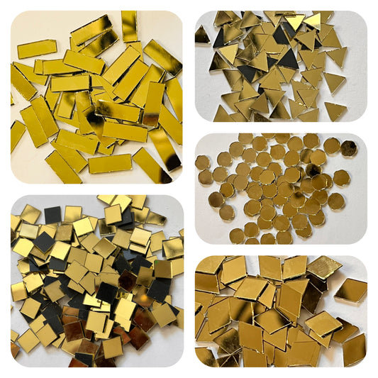 multishape gold craft mirror