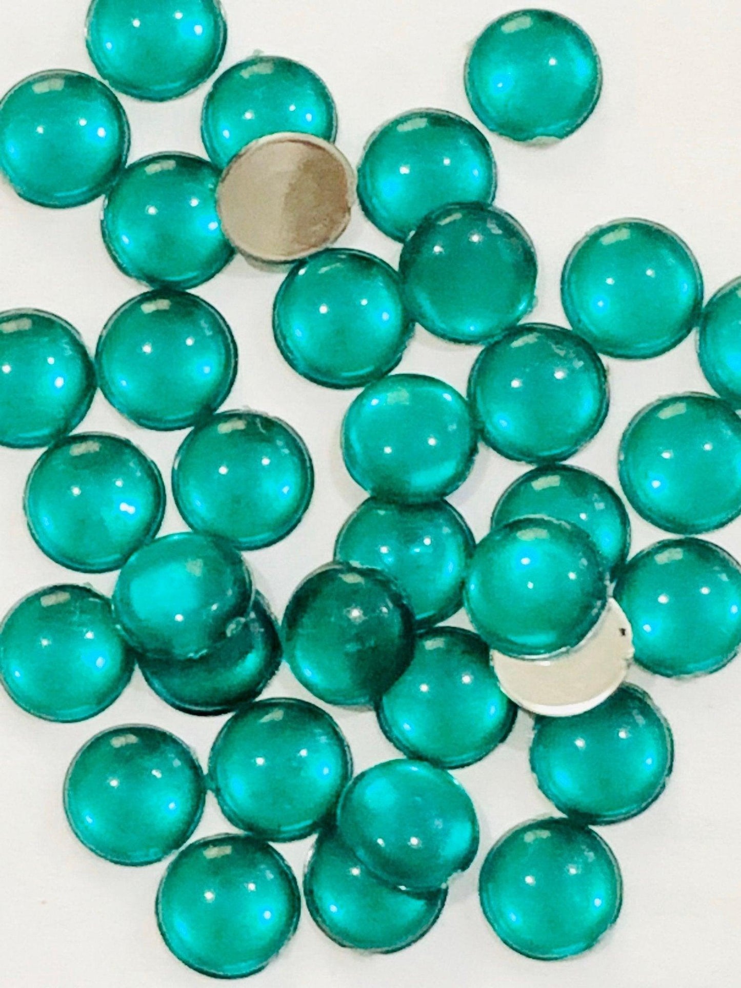 300 pack 8 MM Round Kundan Stones - Shri Arts & Gifts