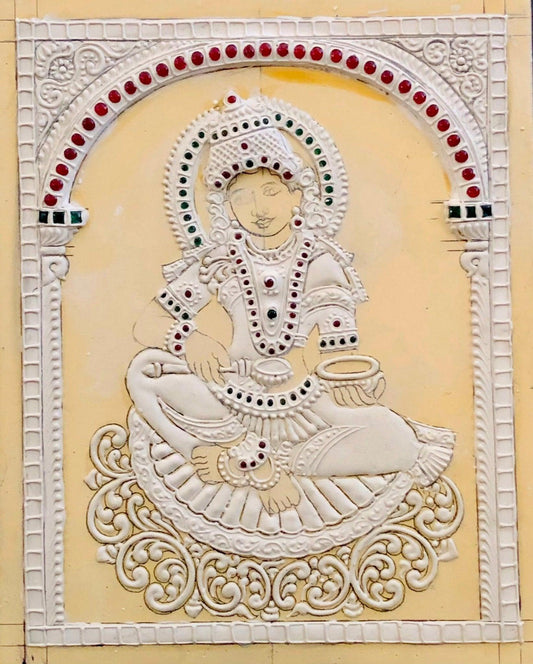 Annapoorni Devi style 2 Muck board 8x10” - Shri Arts & Gifts