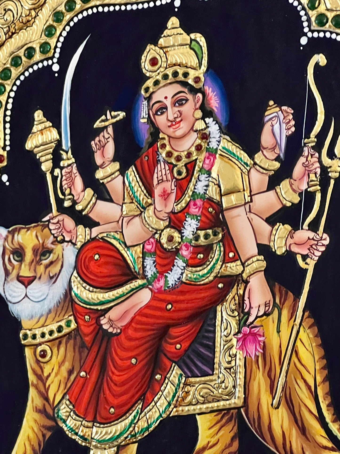 Durga Devi gift Tanjore painting