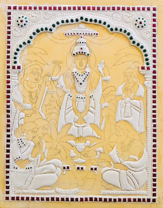 Sathyanarayanaswamy Muck board 11x14”