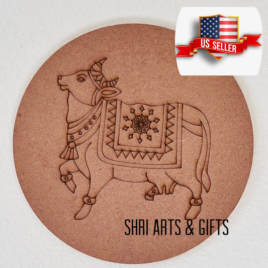 Premarked MDF base for DIY art projects - mdf art, acrylic painting shipped from USA - Shri Arts & Gifts