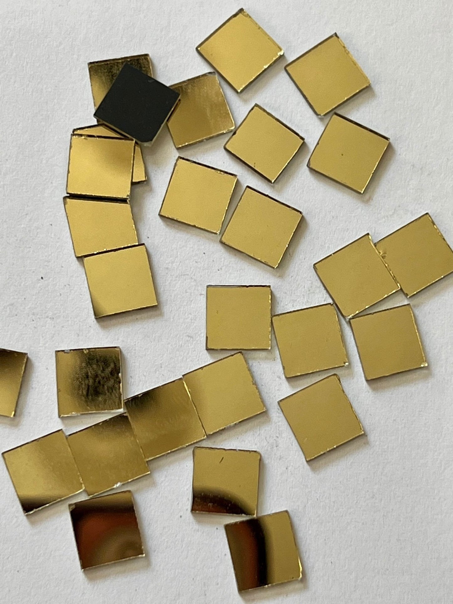 Square Gold glass mirrors - Shri Arts & Gifts