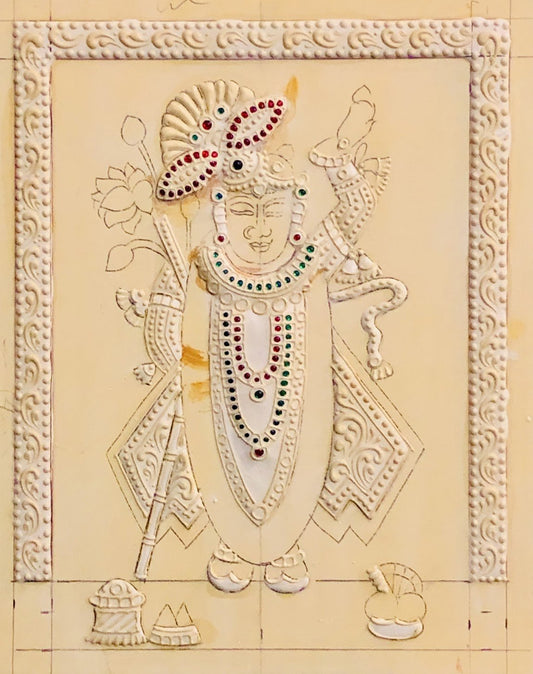 Srinathji Muck board 8x10 - Shri Arts & Gifts