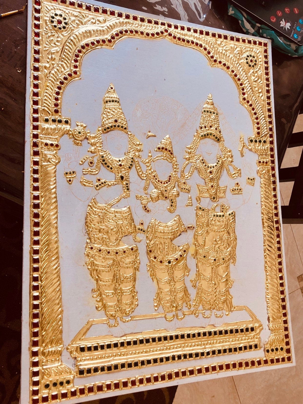 Tanjore Gold foils - 10 sheets pack - Shri Arts & Gifts
