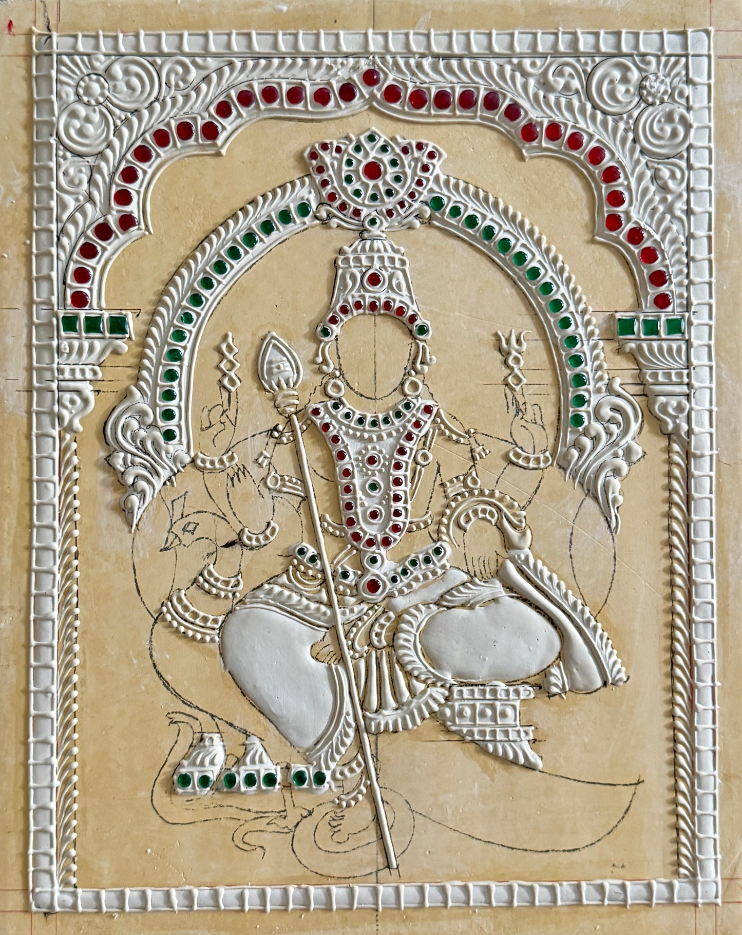 Lord Murugar Muck board 8x10”