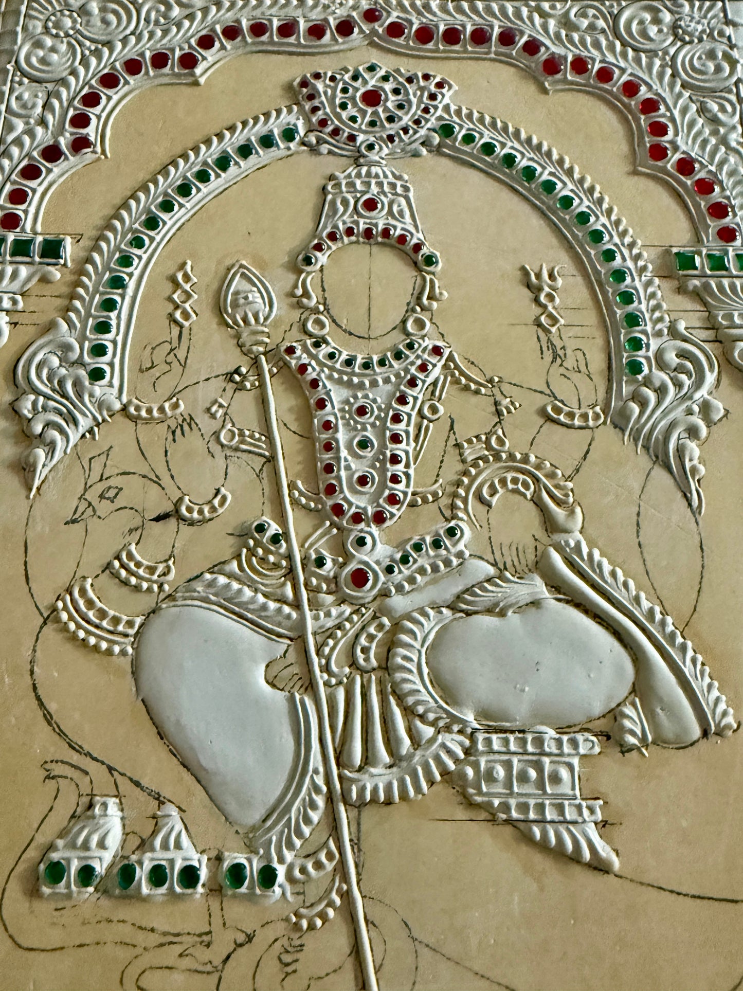 Lord Murugar Muck board 8x10”