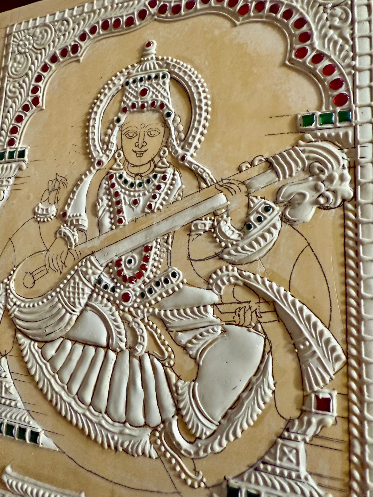 Sarawathi Devi Muck board 8x10”