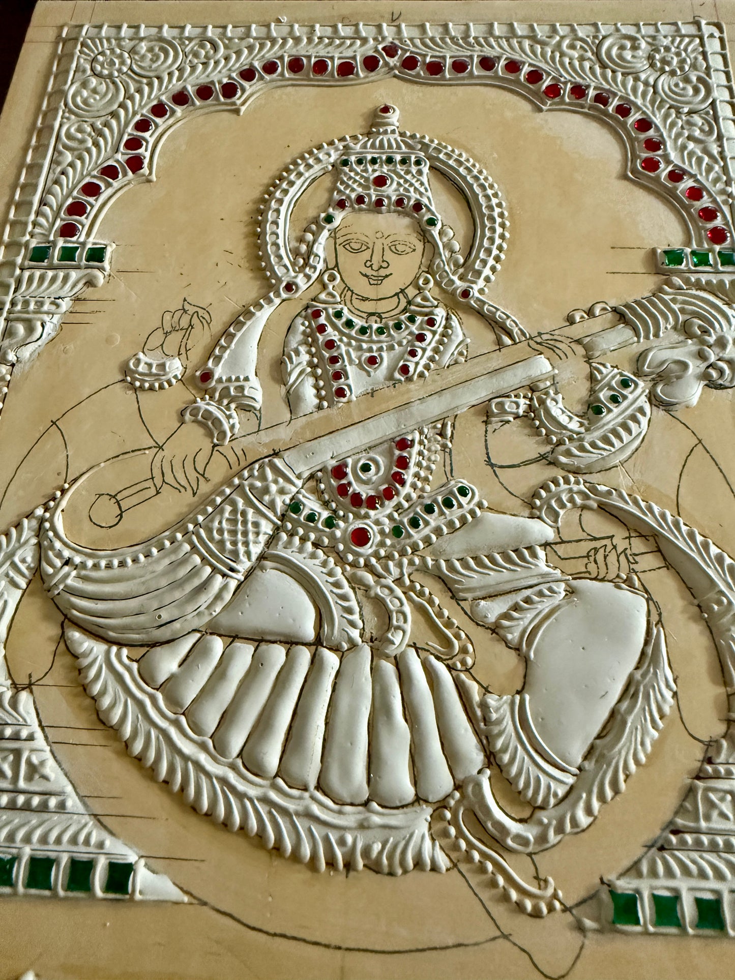 Sarawathi Devi Muck board 8x10”