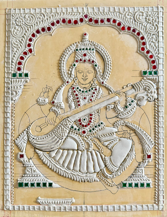 Sarawathi Devi Muck board 8x10”