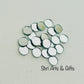 Tiny round craft mirror tiles 6mm, 8mm, 10 mm 