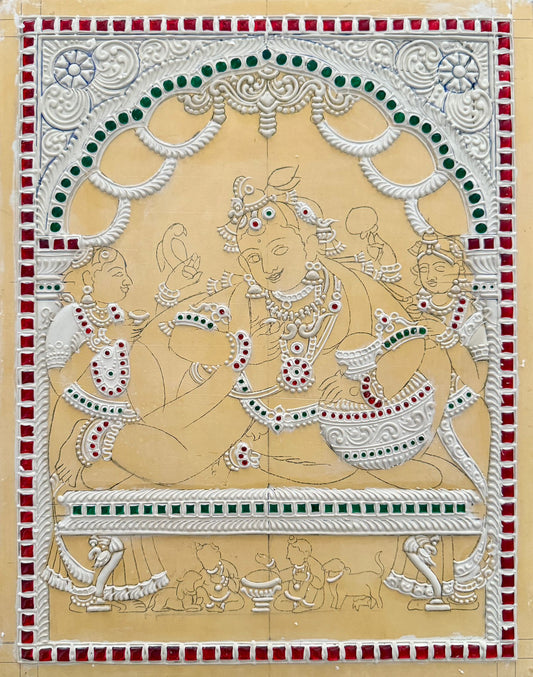 Butter Krishna Muck board 11x14”