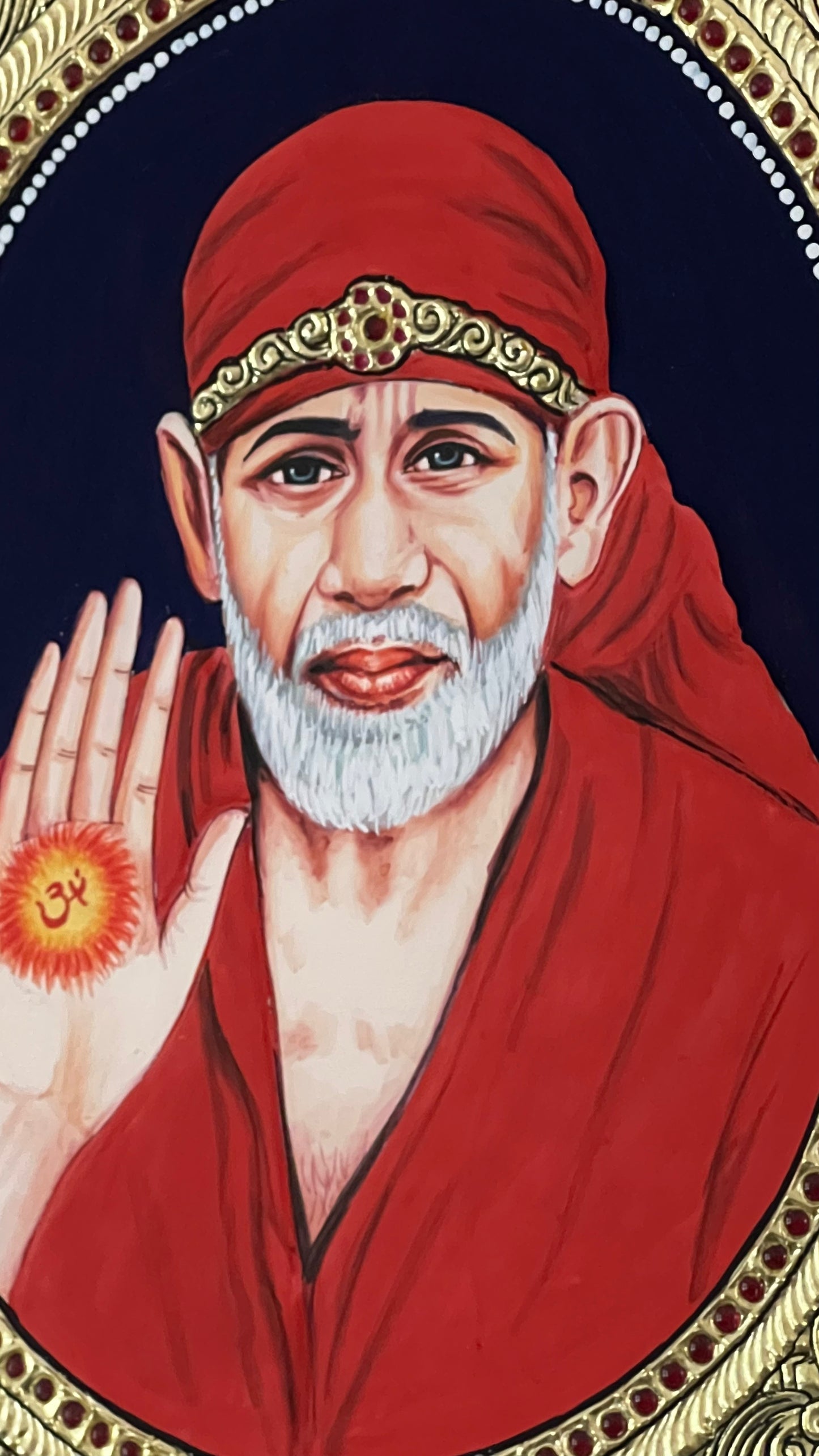 Shirdi Sai baba gift Tanjore painting