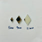 200 pcs Rhombus craft mirrors mixed sizes