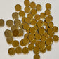 400 pieces Multi shape Gold craft glass mirrors
