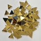400 pieces Multi shape Gold craft glass mirrors
