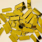 500 pieces Multi shape Gold craft glass mirrors
