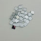 Square craft mirrors 200 pcs mixed shape