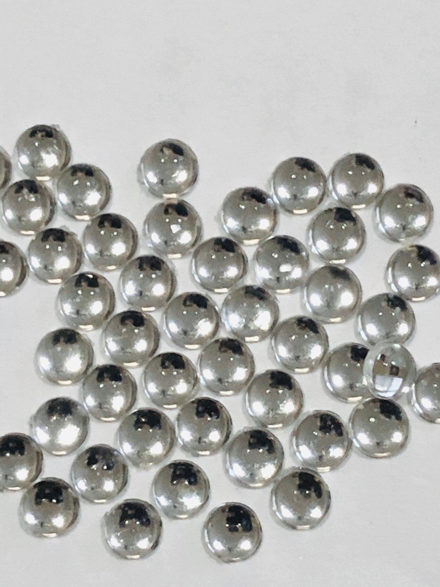 300 pack 4 MM Round Kundan Stones - Shri Arts & Gifts