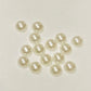Acrylic Half Round pearls - White Ivory - Shri Arts & Gifts