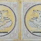 Two Annam birds Muck board 10x10”