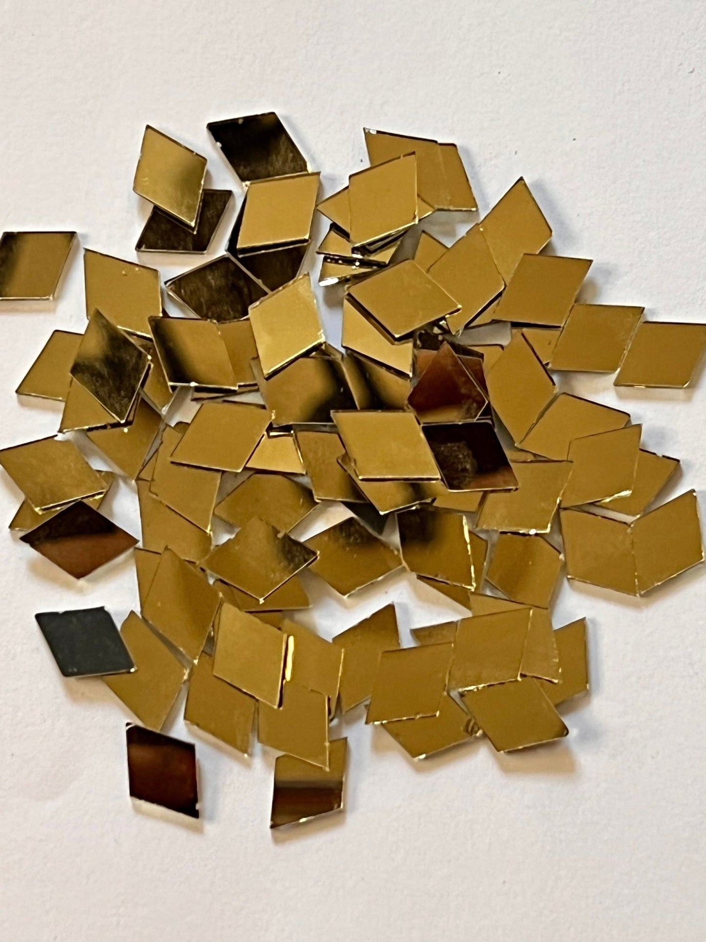 Rhombus Gold craft mirrors - Shri Arts & Gifts