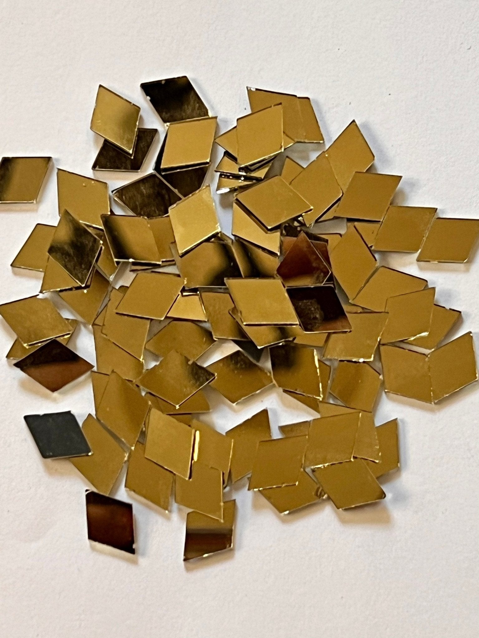 Rhombus Gold craft mirrors - Shri Arts & Gifts