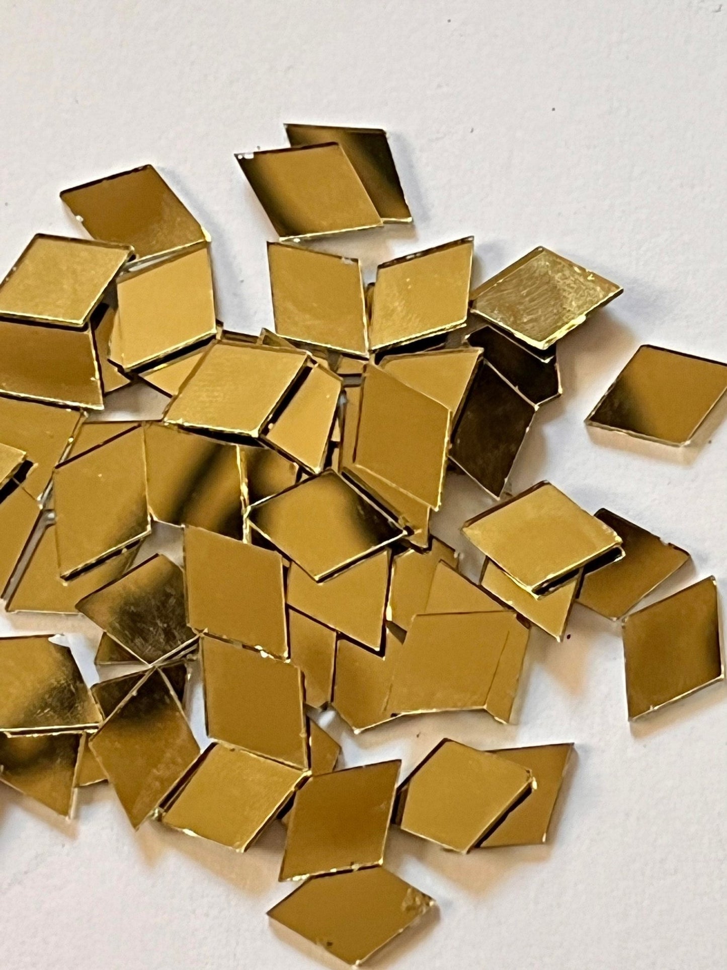 Rhombus Gold craft mirrors - Shri Arts & Gifts