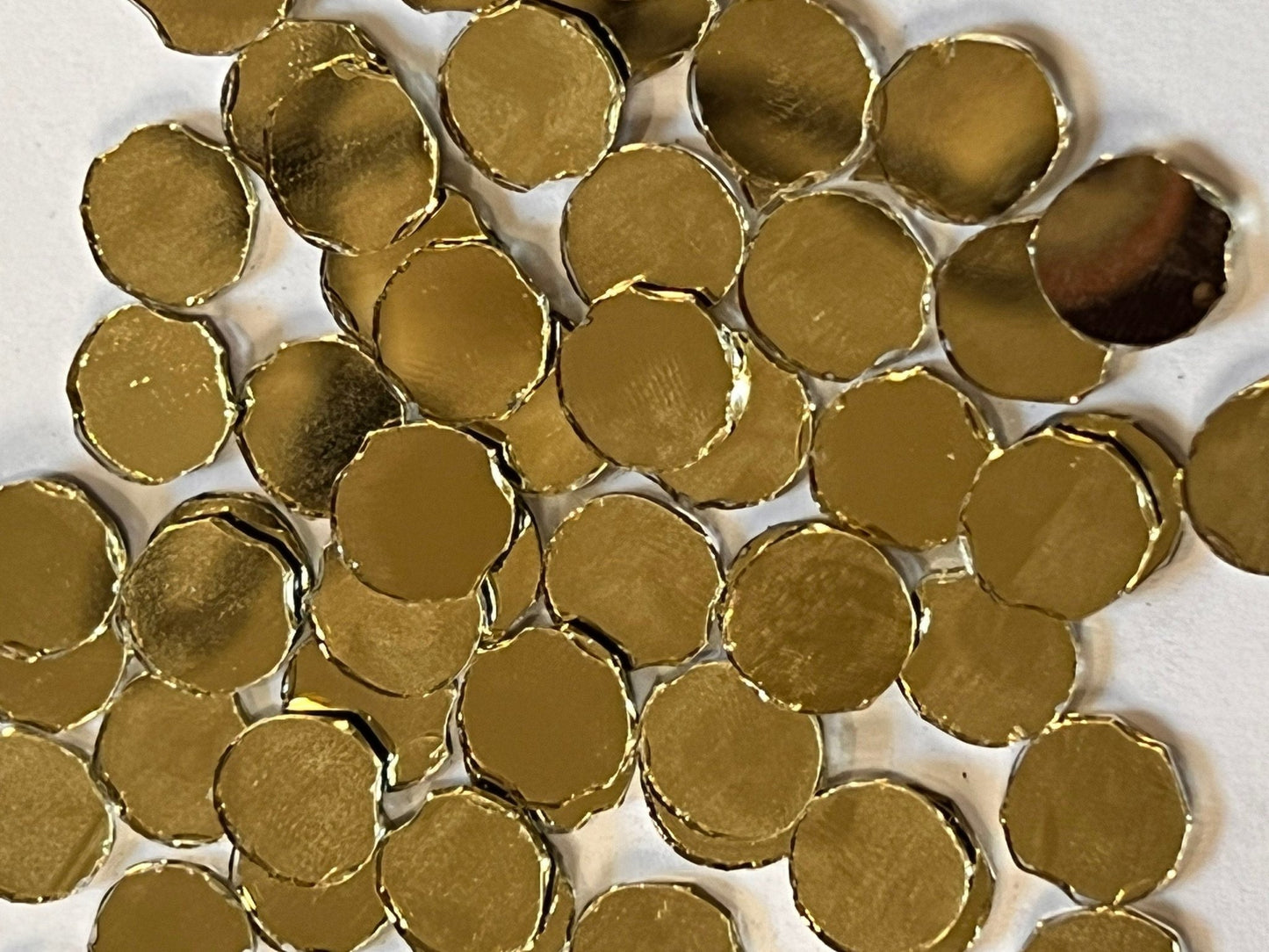 Round Gold craft mirrors - Shri Arts & Gifts