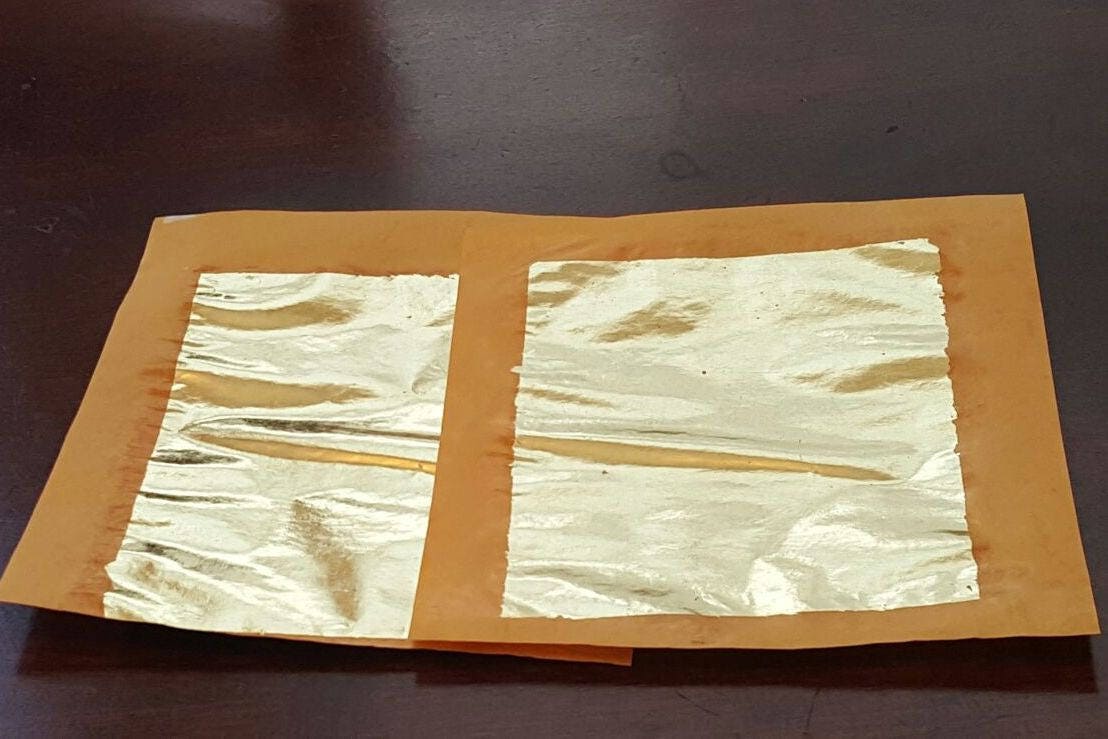 Tanjore Gold foils - 10 sheets pack - Shri Arts & Gifts